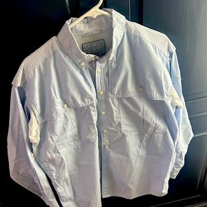 Lady Drake Light Blue Button Down Shirt